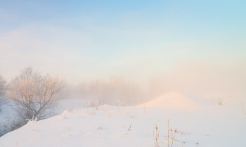 Туман в морозный день / Зимние сюжеты