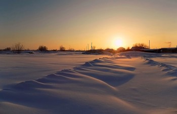 Снежные барханы / Томская область