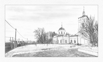 НИКОЛЬСКИЙ ХРАМ (1784г) / Подъячево. Подмосковье.