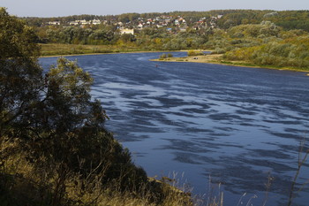 река Ока в Тарусе (Калужская область) / река Ока в Тарусе (Калужская область)