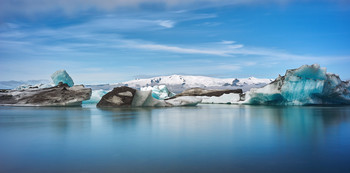Jökulsárlón. / Ледниковая лагуна. Исландия.
