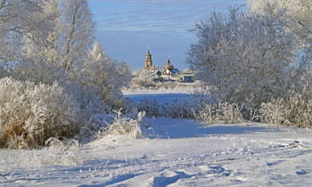 Зима / Февральский морозный день. Окрестности села Заречного.