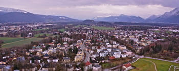 С вершины горы Festung / Зальцбург. Австрия.