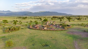 Деревня масаев / Деревня масаев в Танзании