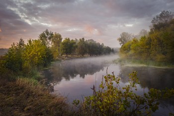 Одно осеннее утро / Одно осеннее утро на прекрасной реке Псел
