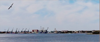 Вид на Трусово / Волга, Астрахань