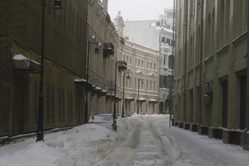 Старопанский переулок / Москва.Старопанский переулок