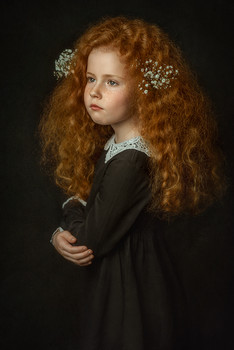 Рыжик / Художественная ретушь, фото Наташи Бусел. Исходник здесь: https://vk.com/photo198566655_457246036