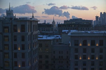 Вечерняя Москва / Россия Москва вечер