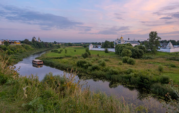 &nbsp; / Суздаль. Август. Вечер. Вид на Покровский монастырь.