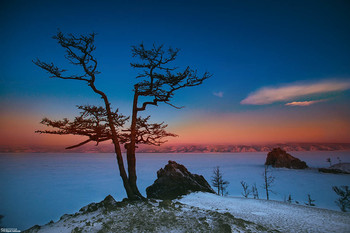 Озеро Байкал зимой / Озеро Байкал зимой (остров Ольхон)