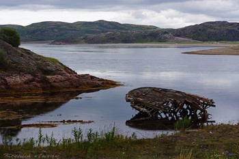 Здесь снимали "Левиафан" / Териберка. Берег Баренцева моря. Кольский полуостров.