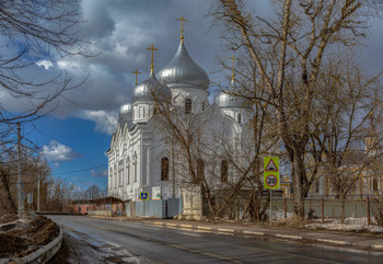 Духовской Собор / весна, Сергиев Посад, Спасо-Вифанский монастырь, Духовской Собор