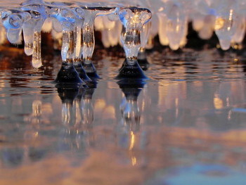 Замерзание воды / Подморозило