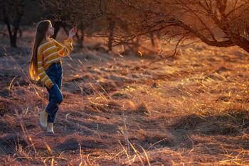 Прогулка за городом / модель Юлиана Смирнова