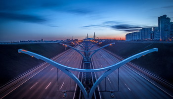 Синий час. / Между днем и ночью. Перед восходом на ЗСД.