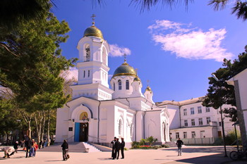 Сочельник / Геленджикский кафедральный собор накануне Пасхи