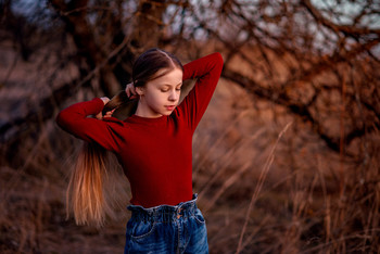 Роскошные волосы Юлианы / модель Юлиана Смирнова