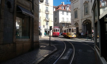 Трамваи. / Старый Лиссабон.