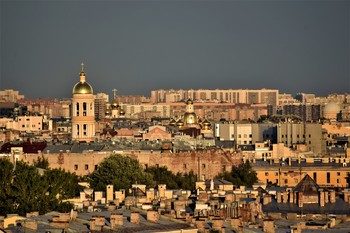 По крышам / Санкт-Петербург, вид с Колоннады Исаакия