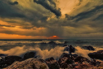 Вечерний прибой / Севастополь