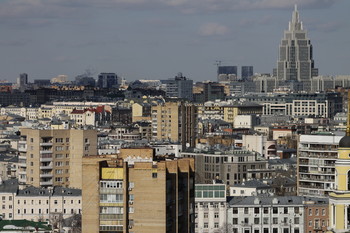Вид на Москву (улица Новый Арбат,16) / Вид на Москву (улица Новый Арбат,16)