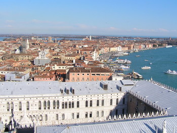 &nbsp; / view from the bell tower of San Marco