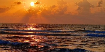 Закат / Закат на Средиземном море