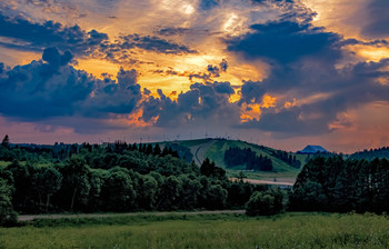 летние закаты / лето, закат, Подмосковье