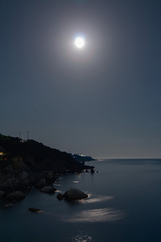 Лунная соната / Майское полнолуние. Крым, бухта Ласпи.