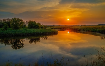 Июньский вечер на Клязьме # 6 / 26.06.2021, Подмосковье, Дрезна, река Клязьма.
