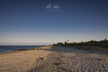 &nbsp; / Ein Strand mit Leuchtturm