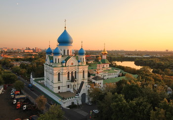 Николо-Перервинский Монастырь / Москва. Перерва. Закат.