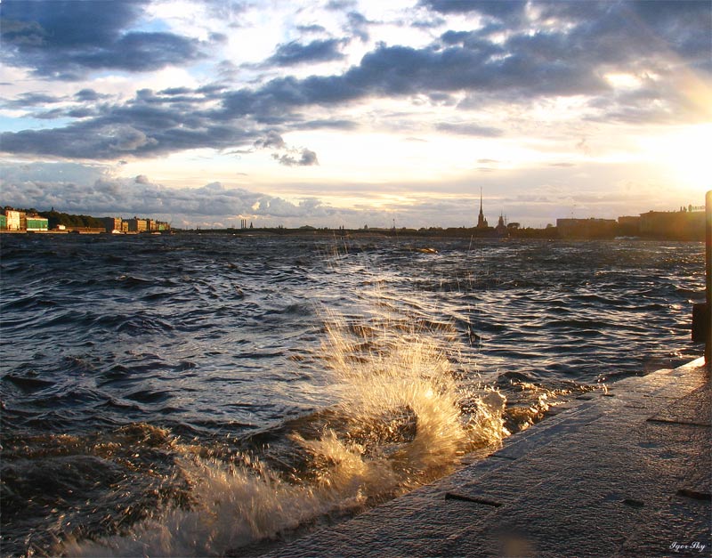 Санкт Петербург море Неве