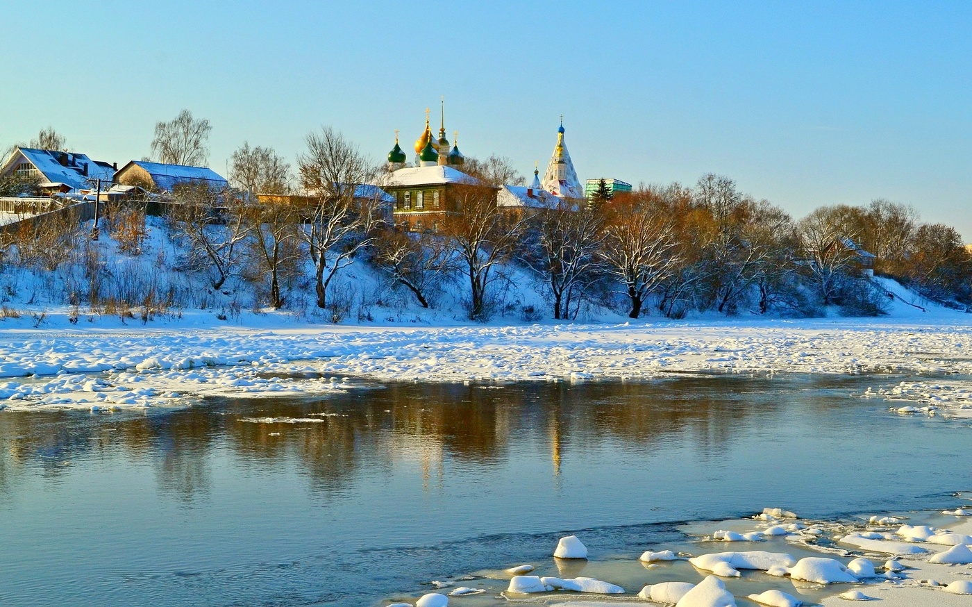 Коломна зимой. Москва река зимой Коломенское. Коломна зимой фото.