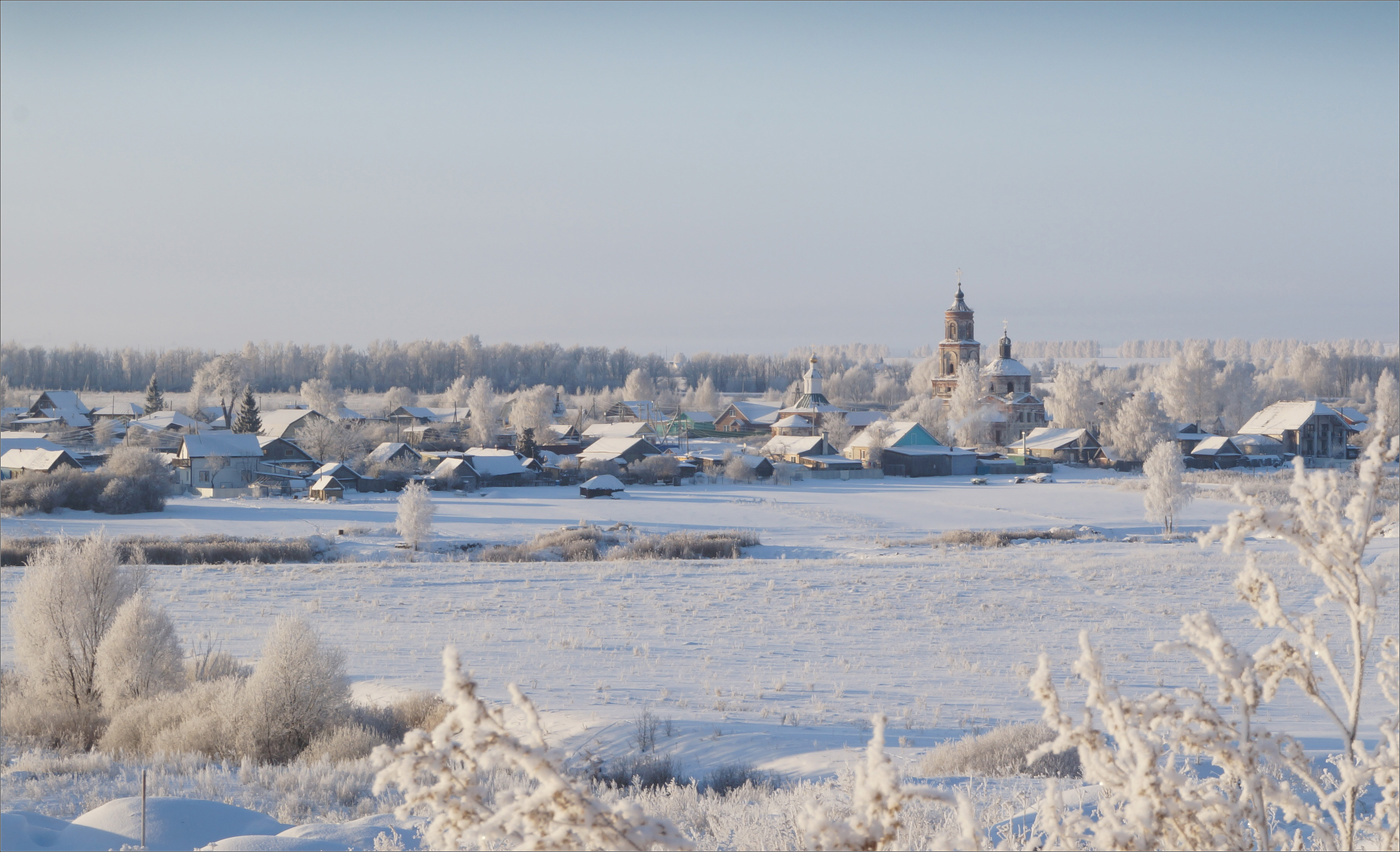 На дворе середина декабря окрестность охваченная