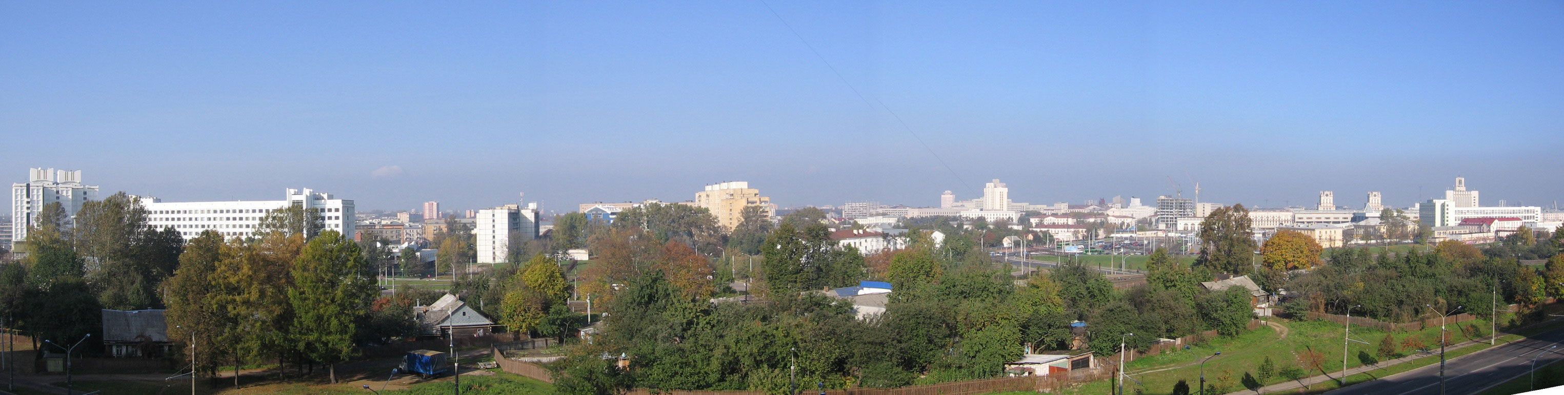 Город Минск здания панорама 3
