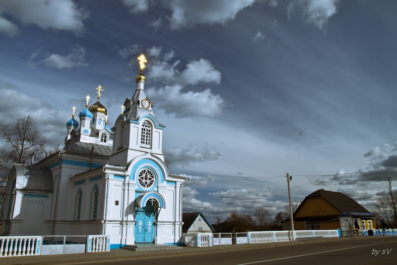 Церковь в деревне вилейка фото