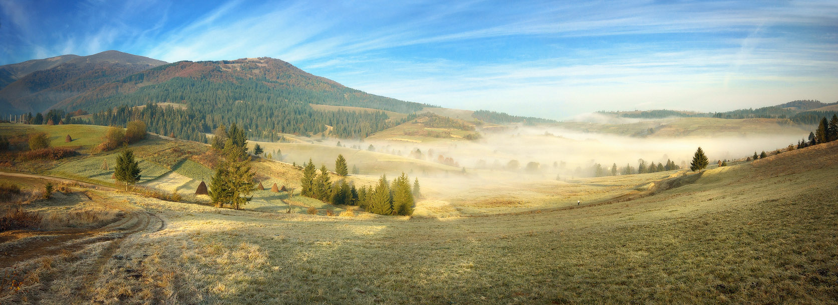 Горы Карпаты панорама