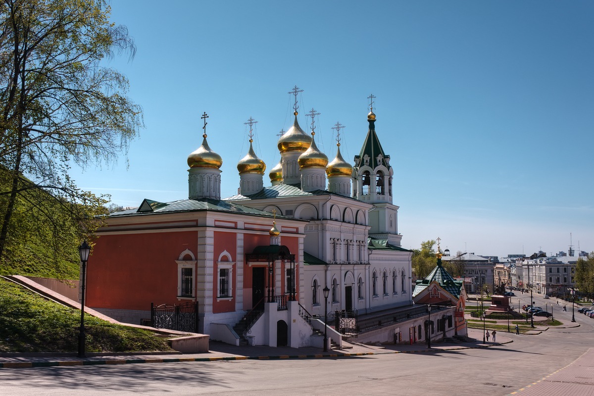 Православный нижний новгород. Храм Рождества Иоанна Предтечи Новгород. Церковь Рождества Иоанна Предтечи Нижний Новгород. Собор Рождества Иоанна Предтечи Нижний Новгород. Храм Рождества Иоанна Предтечи Нижегородская область.