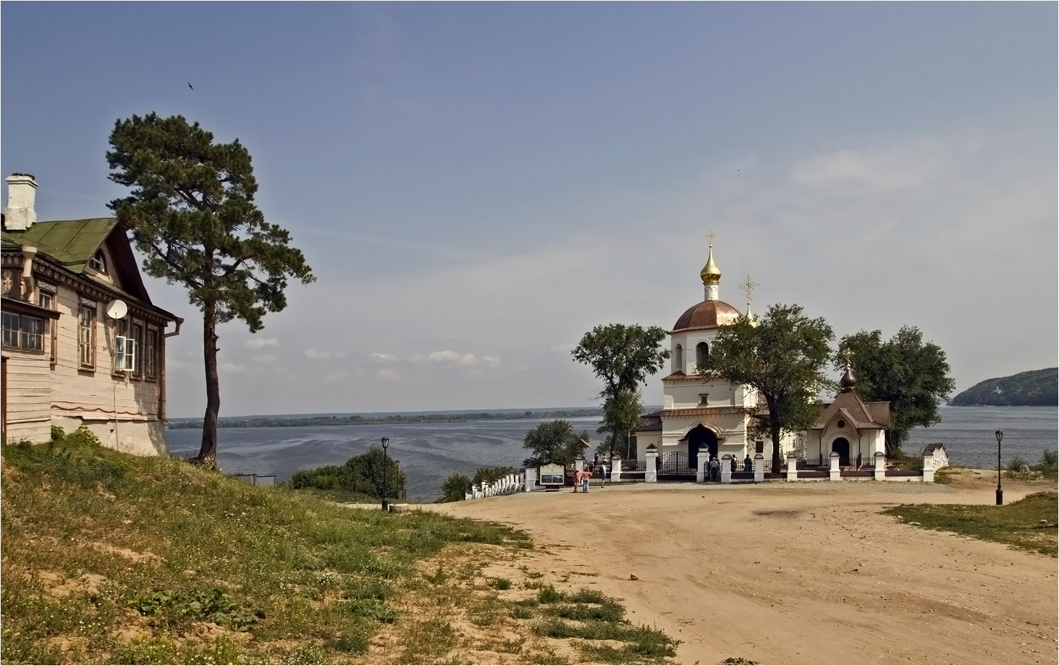 Деревни На Волге Фото