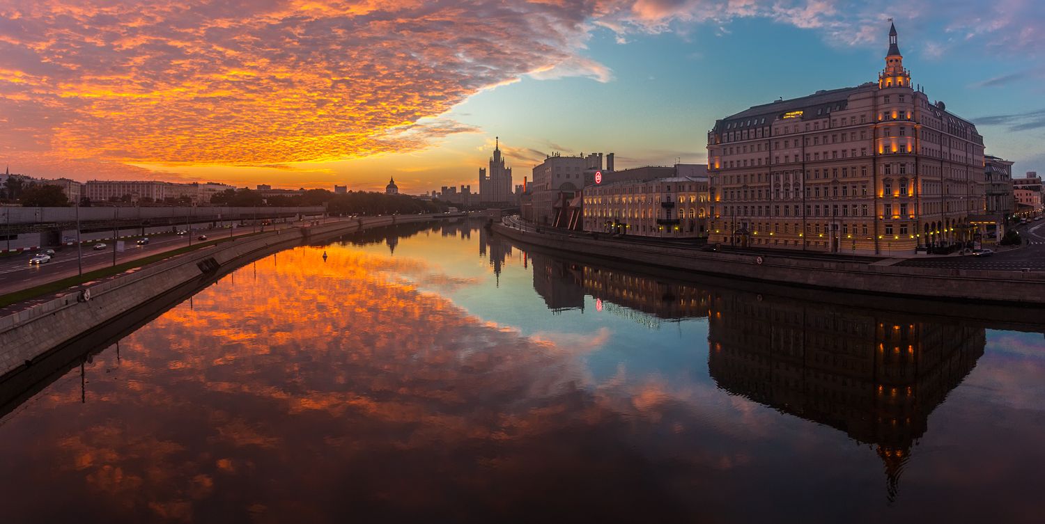 Картинки Рассвет Москва