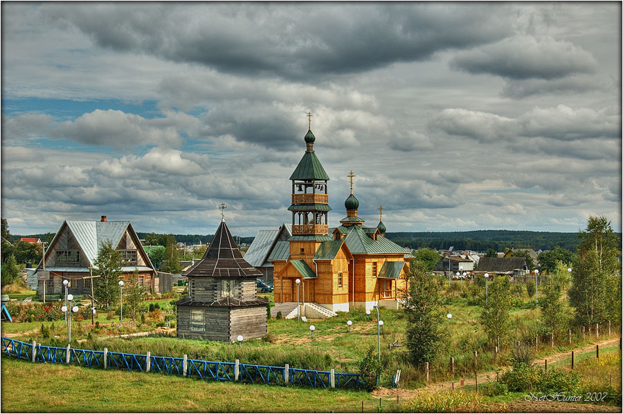 Королев стан. Деревня в Ижевске Крестовоздвиженская. Фото церкви стан-.