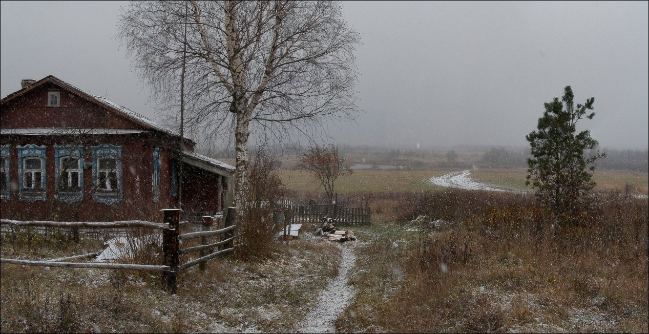 Первый деревенский. Село верх-Красноярка. Поздняя осень в деревне. Первый снег в деревне. Ноябрь в деревне.