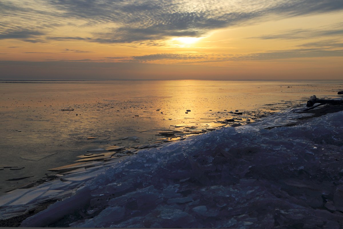 Зимнее море. Черное море зимой. Зимний берег. Вечернее зимнее море.