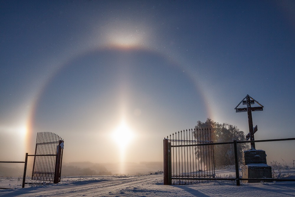 Фото солнечного гало