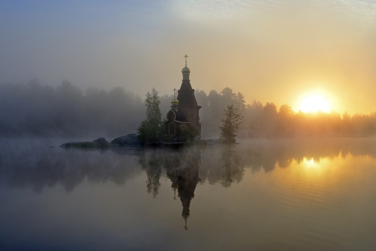 Вуокса река мостки