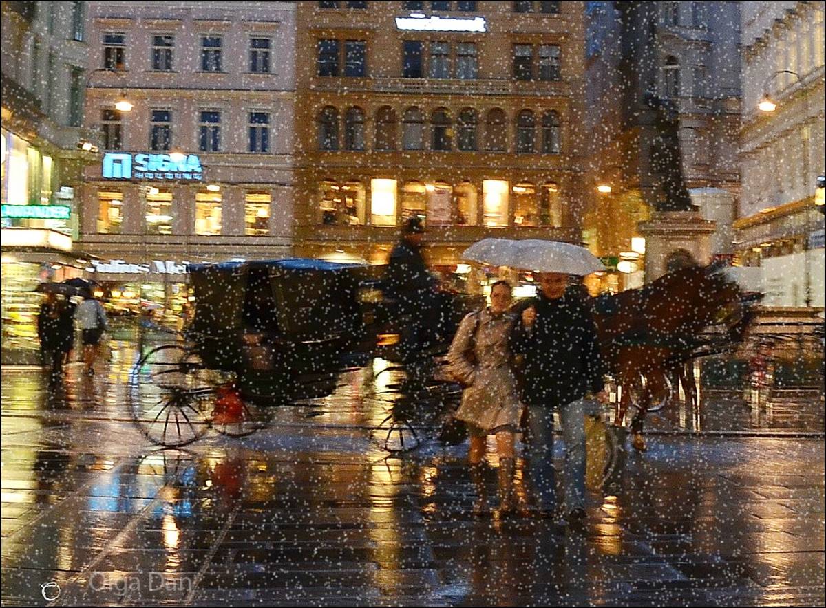 Дожди в вене. Вена дождь. Вена вечером. Поездка в Вену в конце ноября. Weird Rain in Vienna.