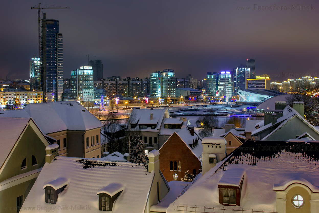Зимний Минск Фото