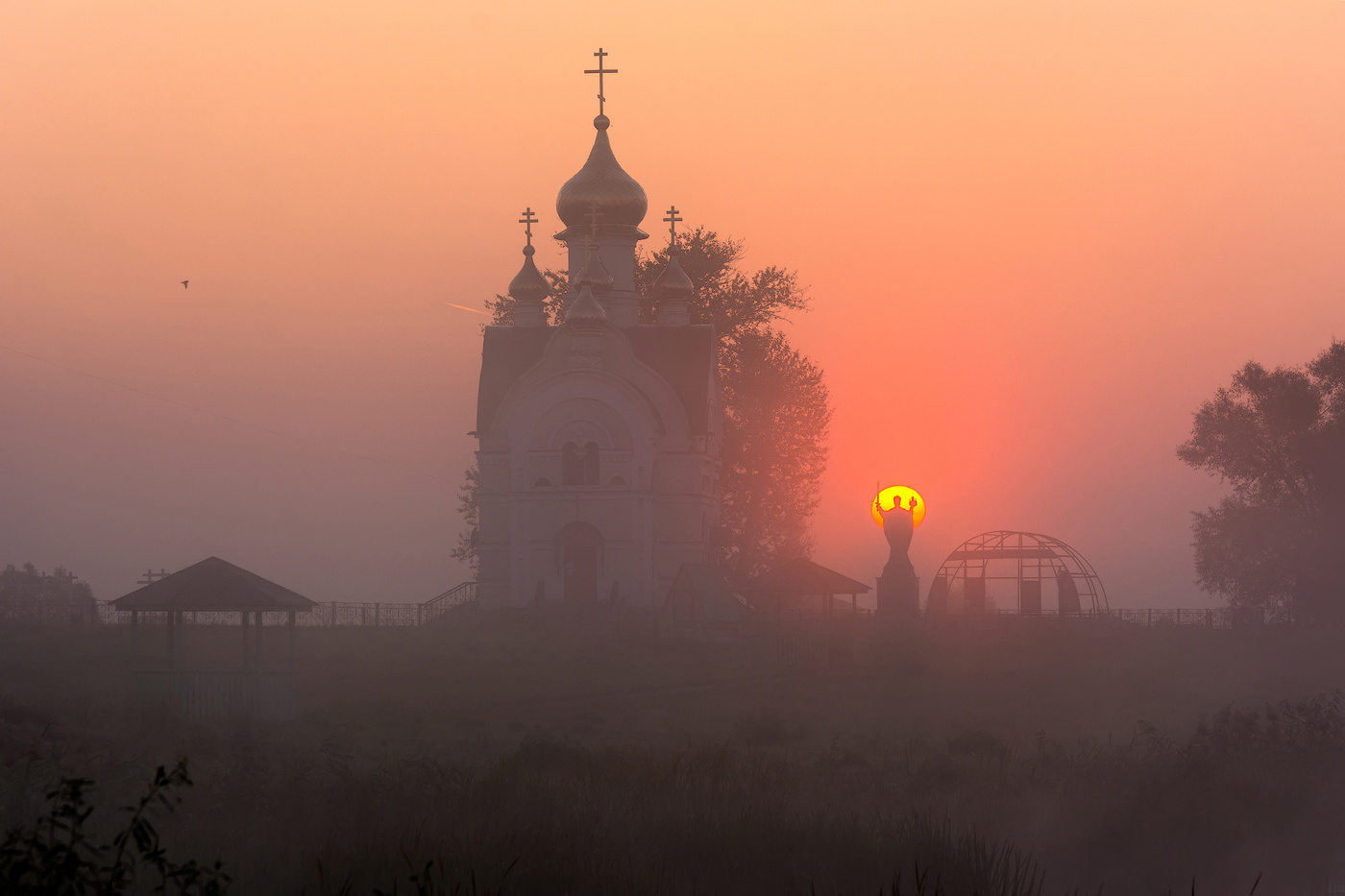 Храм В Тумане Фото Картинки Красивые